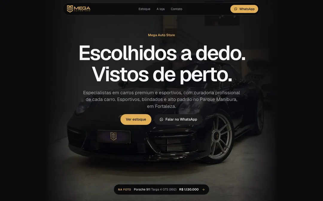 Prévia do layout Estúdio